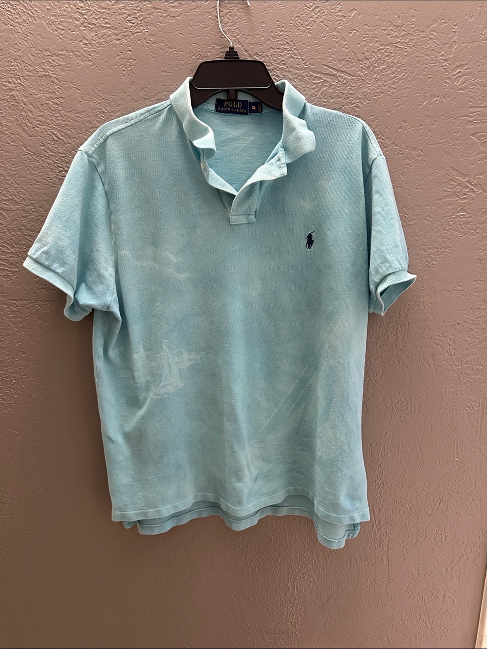 Polo by Ralph Lauren Pale Blue Short-Sleeve Polo - Picture 1 of 3